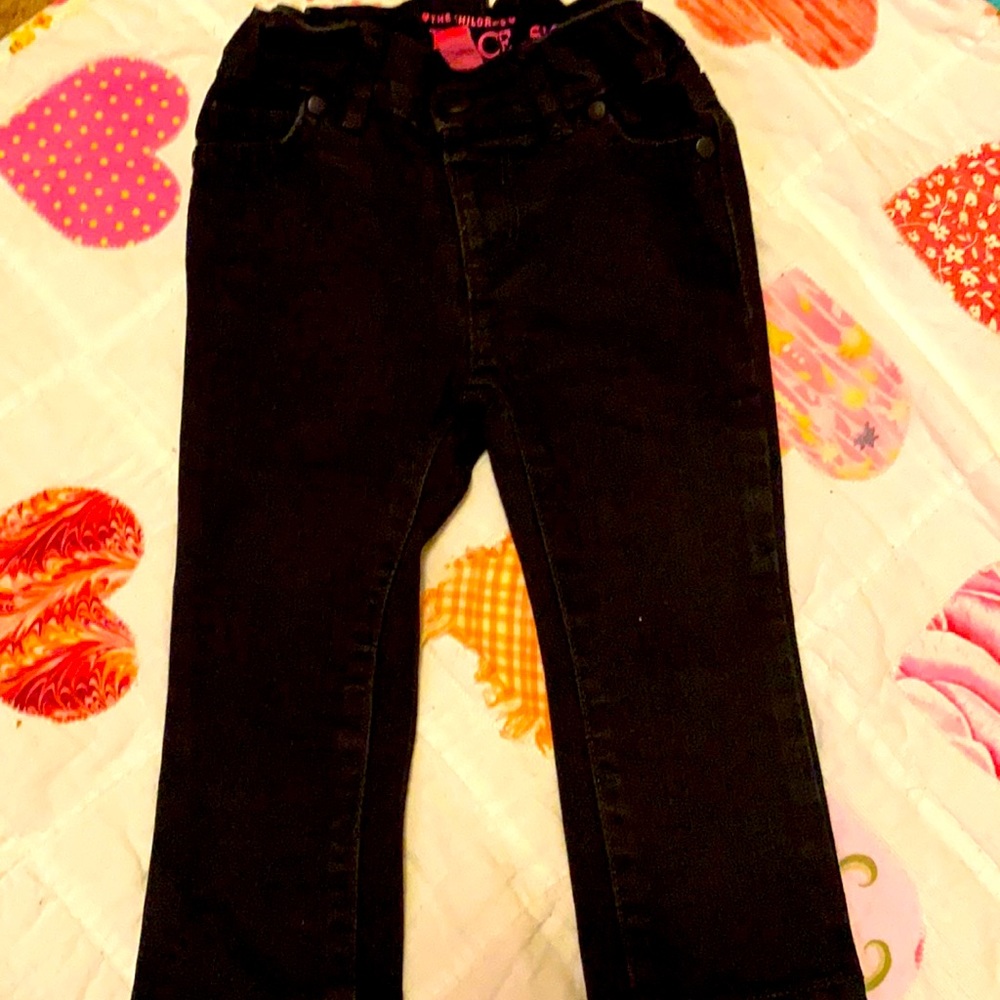 18-24 month black wash toddler Jean